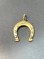 Vintage 18K Gold Horse Shoe Charm Pendant