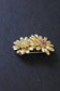 Vintage 18K Gold Tiffany & Co Ruby Cluster Two Flower Bouquet Brooch