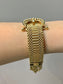 Victorian 14K Gold Enamel Adjustable Tassel Buckle Bracelet