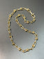 14K Gold Hidden Clasp Hardware Chain Link Necklace