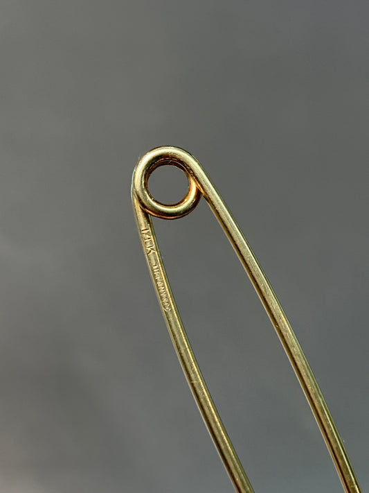 Tiffany & Co. 14K Gold Safety Pin