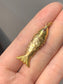 Vintage Large 14K Gold Articulating Fish Charm