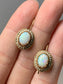 Victorian 14K Gold Opal and Seed Pearl Earring