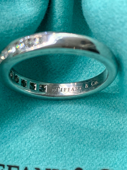 Tiffany &amp; Co. 铂金 0.33 CTW 钻石结婚戒指