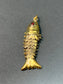 Vintage Large 14K Gold Articulating Fish Charm