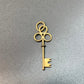 Vintage 14K Yellow Gold Key Charm