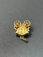 Vintage 14K Yellow Gold Articulated Carriage Charm