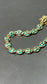 On Reserve for Karen 14K Gold Turquoise Cabochon Tennis Bracelet