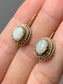 Victorian 14K Gold Opal and Seed Pearl Earring