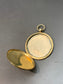 Victorian 14K Gold Blue and White Enamel Locket