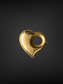 Vintage 14K Gold Puffy Heart Charm