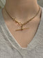 Vintage 14K Gold Albert Curb Link Chain