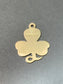 Vintage 14K Gold Three Leaf Clover