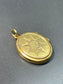 Vintage 14K Gold Fleur-de-Lis Locket Charm