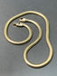 Vintage 14K Gold Snake Chain 16” Necklace