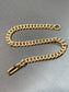 Vintage 14K Gold Curb Link Bracelet