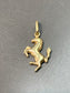 Breloque cheval gonflé vintage en or 14 carats