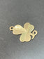 Vintage 14K Gold Three Leaf Clover