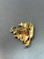 Vintage 14K Yellow Gold Enamel Ship Charm