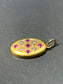 Victorian French 18K Gold Ruby and Diamond Charm Pendant