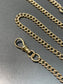 Vintage 14K Gold Albert Curb Link Chain