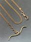 Art Deco 14K Gold 1917 Curb Link Watch Chain