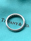 Tiffany & Co. Platinum 0.33 Diamond Wedding Band 3.0 mm Size 5