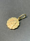 Vintage 14K Gold Puffy Cherub Charm