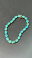 En réserve pour Karen Bracelet de tennis cabochon turquoise en or 14 carats