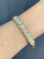 Victorian 14K Gold Opal and Diamond Bracelet