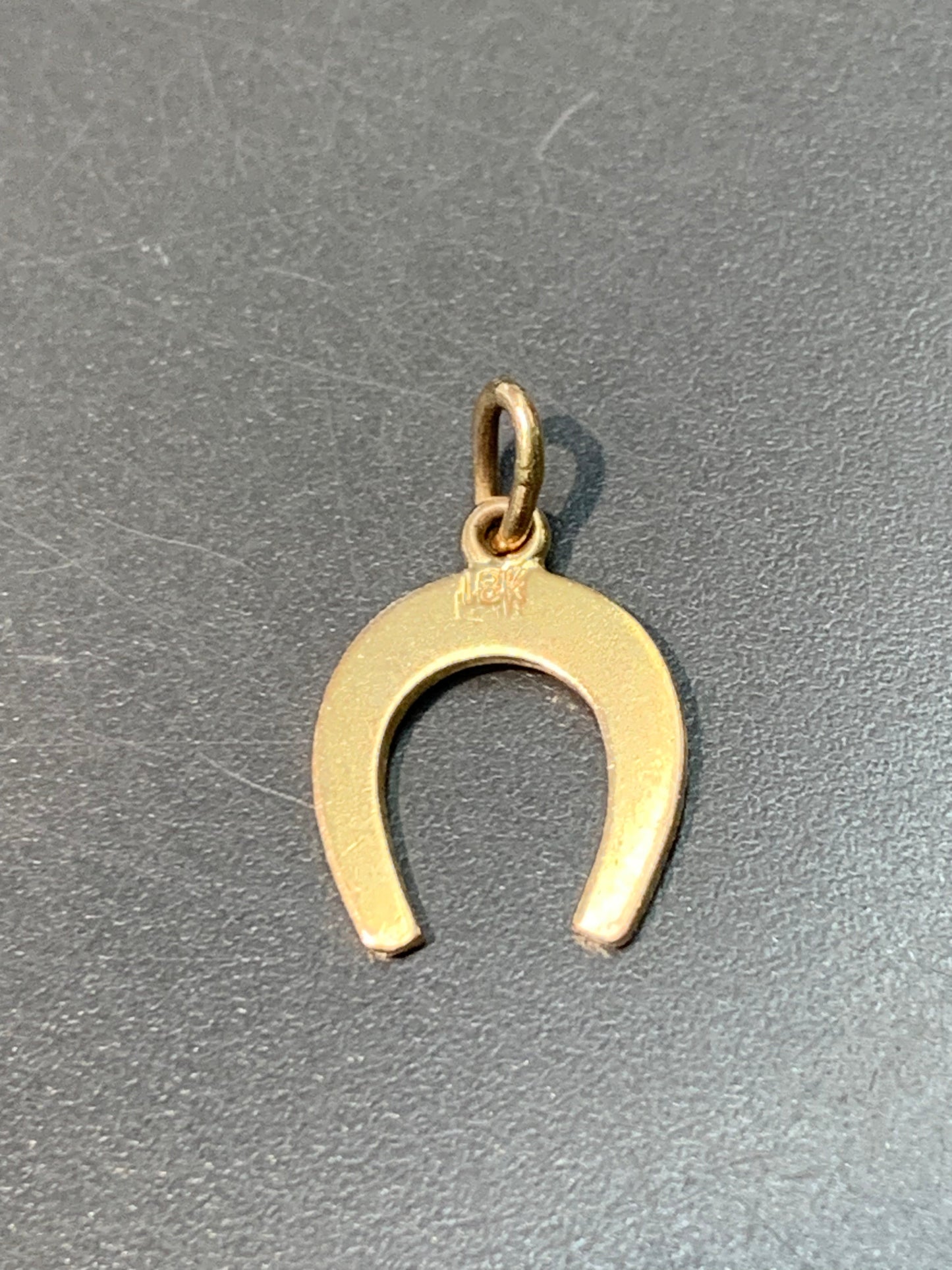 Vintage 18K Gold Horse Shoe Charm