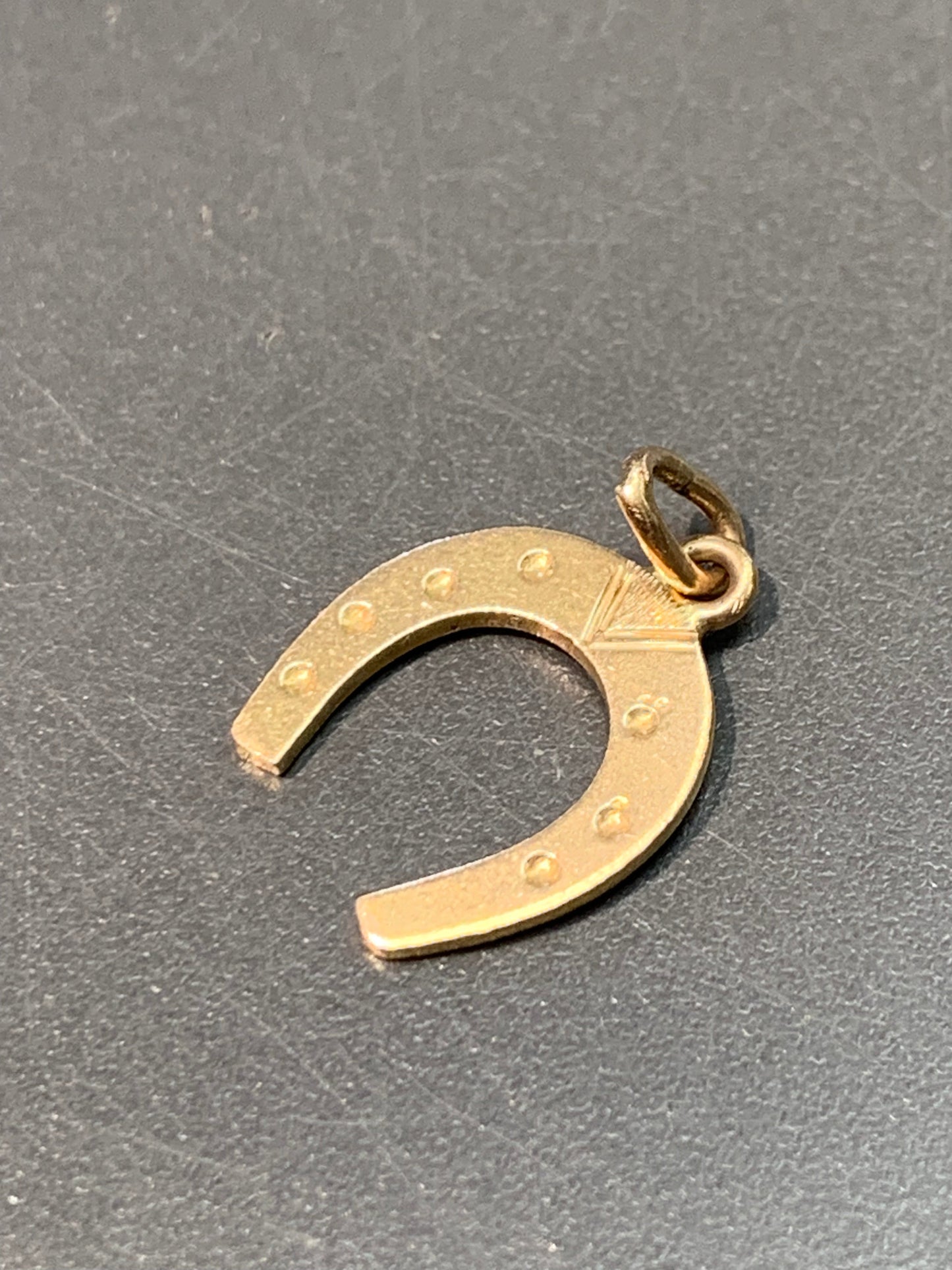 Vintage 18K Gold Horse Shoe Charm