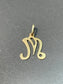 Vintage 14K Gold “M” Initial Charm