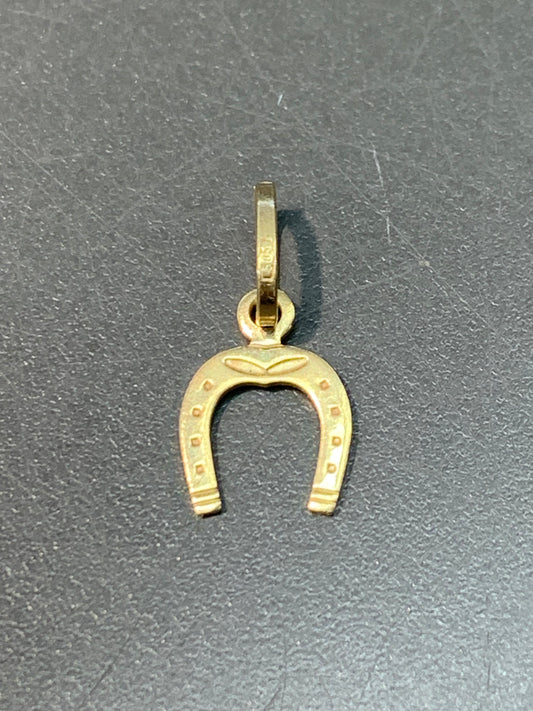 Vintage 14K Gold Horse Shoe Charm