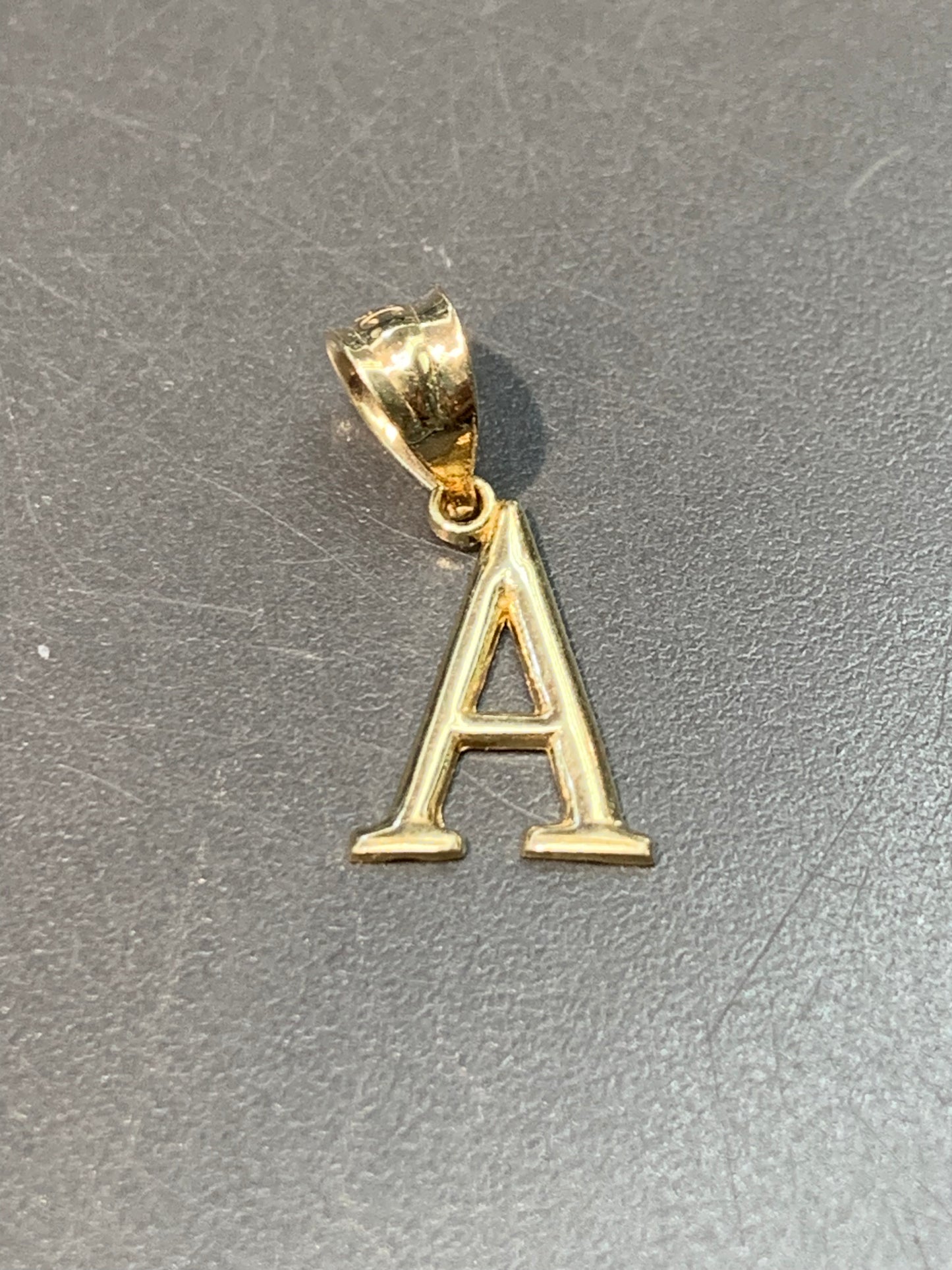 14K Gold “A” Initial Charm