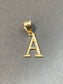 14K Gold “A” Initial Charm