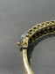 Vintage 14K Gold Opal Bangle Bracelet