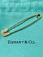 Épingle de sûreté en or 14 carats Tiffany &amp; Co.