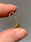 14K Gold Oval Clip Clasp