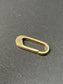 14K Gold Oval Clip Clasp