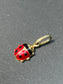 Vintage 14K Gold Enamel Lady Bug Charm