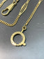 18K Gold Antique Pocket Watch Chain Bar Link Necklace