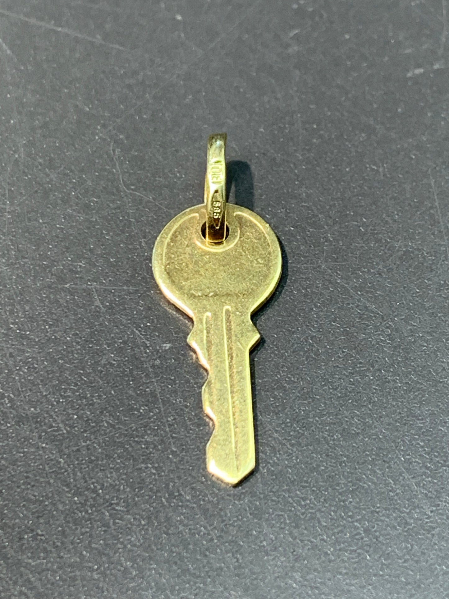 Italian 14K Gold Key Charm