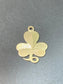 Vintage 14K Gold Three Leaf Clover