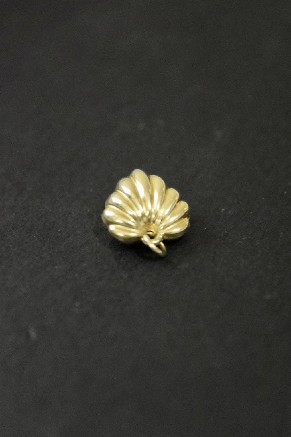 14K Gold Puffy Heart Charm