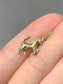 Vintage 14K Gold Puffy Horse Charm