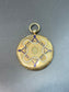 Victorian 14K Gold Blue and White Enamel Locket