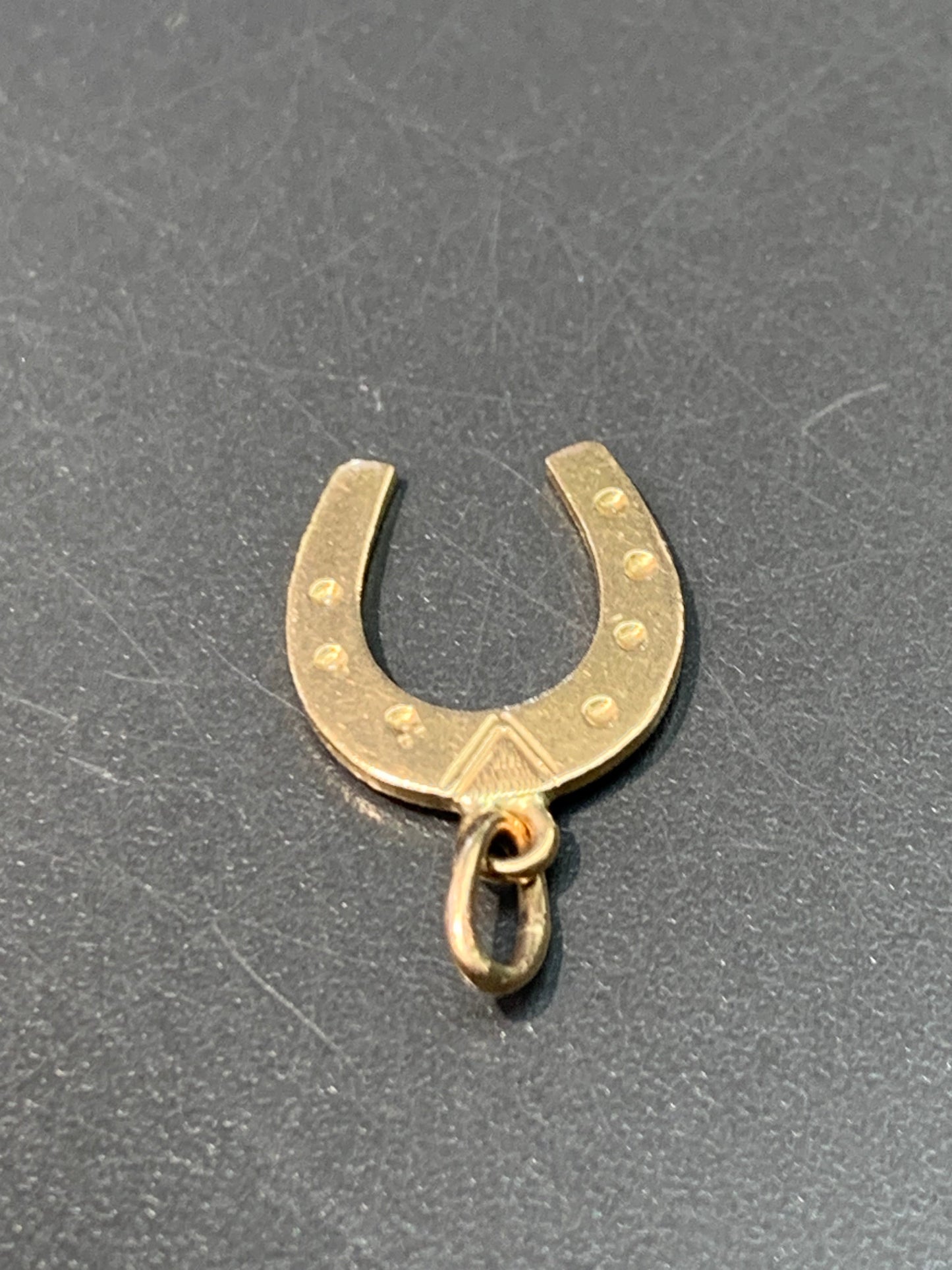 Vintage 18K Gold Horse Shoe Charm