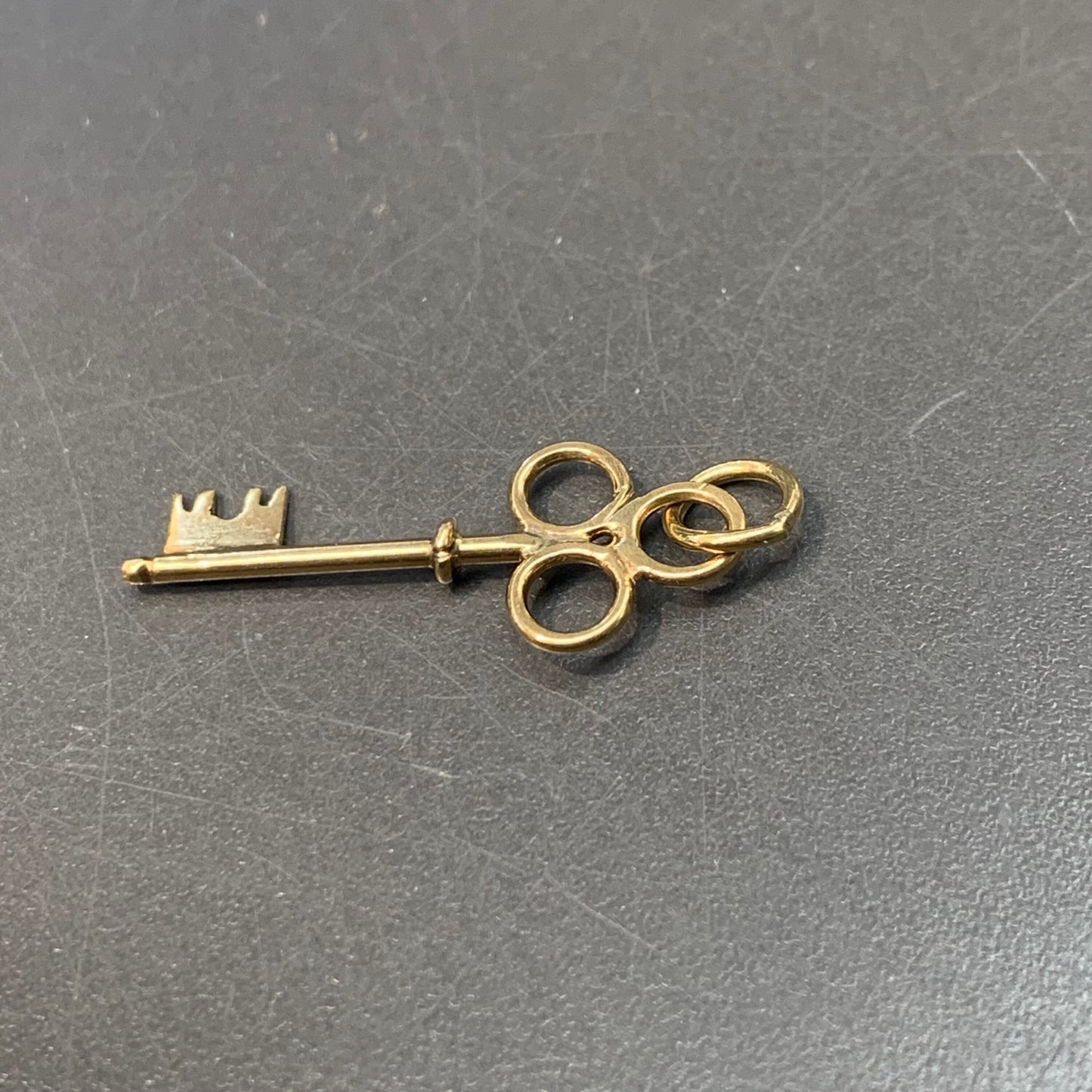 Vintage 14K Yellow Gold Key Charm