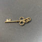 Vintage 14K Yellow Gold Key Charm